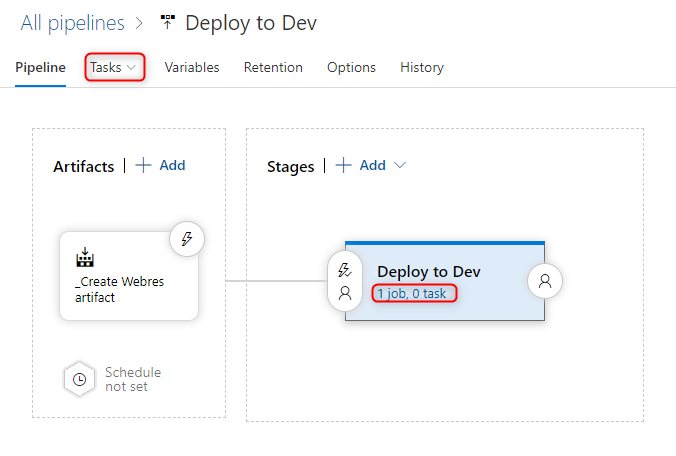 Switch to Steps/Tasks